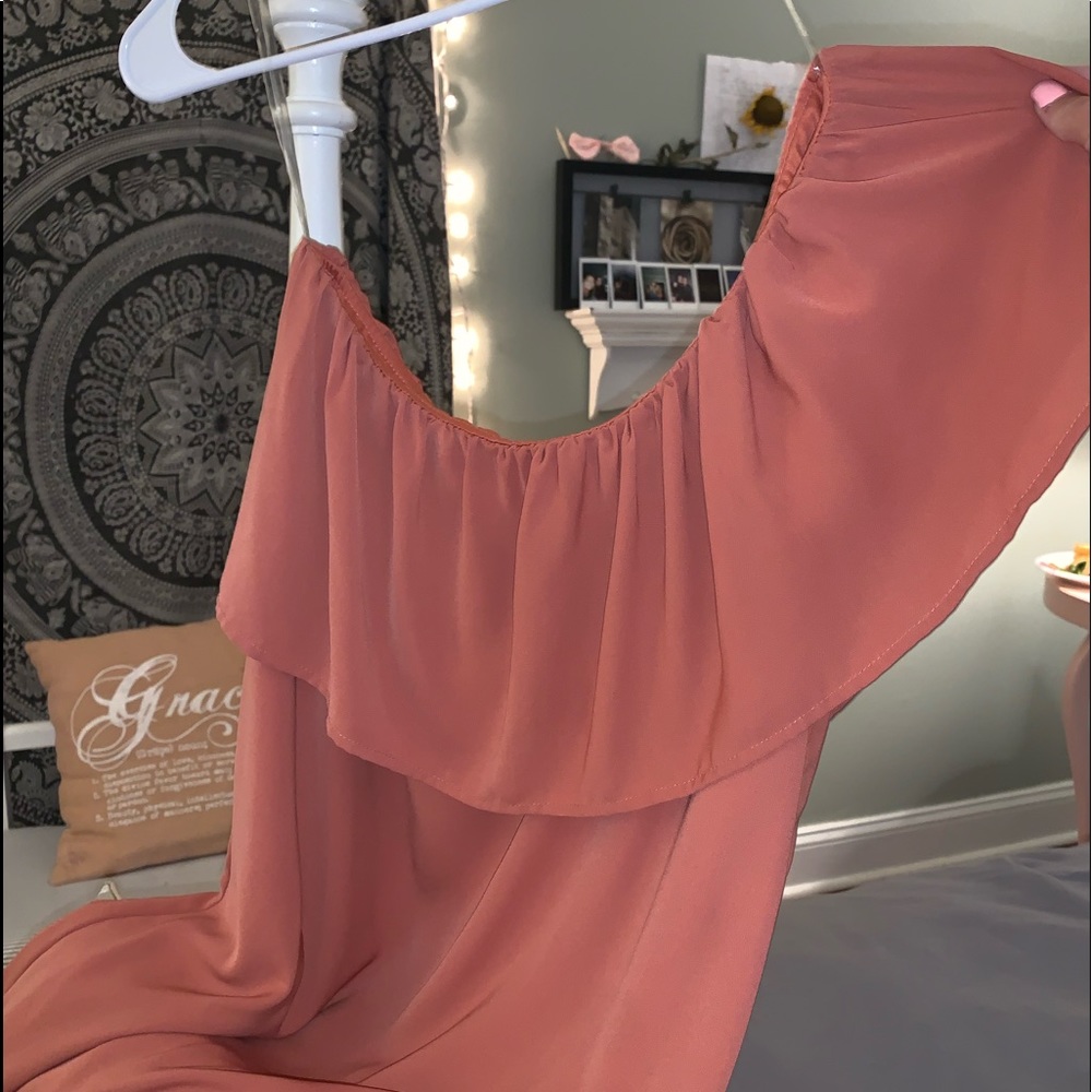 One shoulder dress